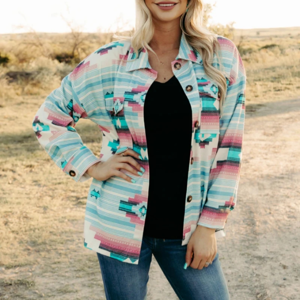 Meet Me In The Middle Shacket - Picture 3 of 4